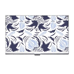 Folk Floral Pattern  Flowers Print  Business Card Holder by Eskimos