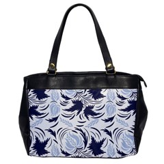 Folk Floral Pattern  Flowers Print  Oversize Office Handbag by Eskimos