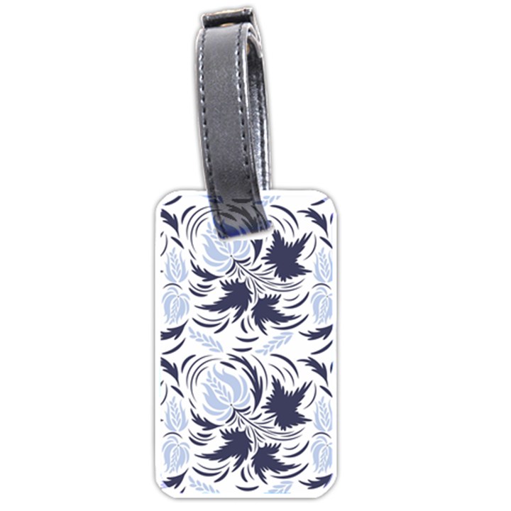 Folk floral pattern. Flowers print. Luggage Tag (one side)