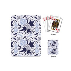 Folk Floral Pattern  Flowers Print  Playing Cards Single Design (mini) by Eskimos