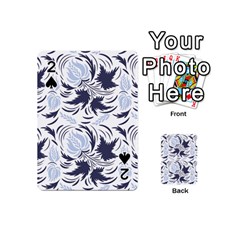 Folk Floral Pattern  Flowers Print  Playing Cards 54 Designs (mini) by Eskimos