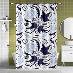 Folk Floral Pattern  Flowers Print  Shower Curtain 48  X 72  (small)  by Eskimos