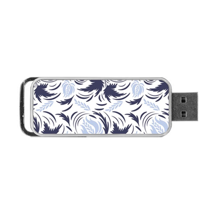 Folk floral pattern. Flowers print. Portable USB Flash (Two Sides)