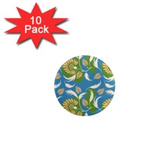 Folk Floral Pattern  Flowers Print  1  Mini Magnet (10 Pack)  by Eskimos