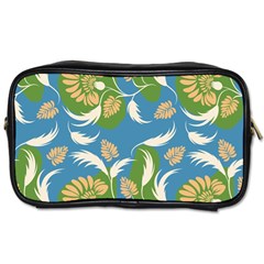 Folk Floral Pattern  Flowers Print  Toiletries Bag (one Side) by Eskimos