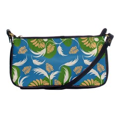 Folk Floral Pattern  Flowers Print  Shoulder Clutch Bag by Eskimos