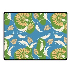 Folk Floral Pattern  Flowers Print  Fleece Blanket (small) by Eskimos