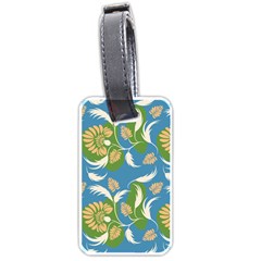 Folk Floral Pattern  Flowers Print  Luggage Tag (one Side) by Eskimos