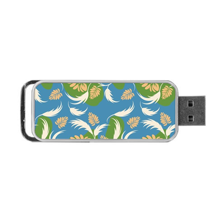 Folk floral pattern. Flowers print. Portable USB Flash (One Side)