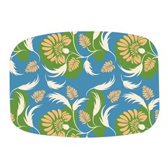 Folk Floral Pattern  Flowers Print  Mini Square Pill Box by Eskimos