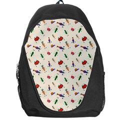 Vegetables Athletes Backpack Bag by SychEva