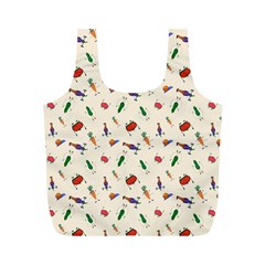 Vegetables Athletes Full Print Recycle Bag (m) by SychEva