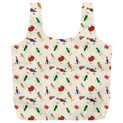 Vegetables Athletes Full Print Recycle Bag (xl) by SychEva