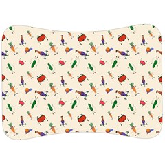 Vegetables Athletes Velour Seat Head Rest Cushion by SychEva