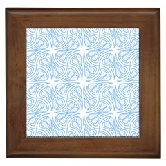 Abstract Stripes, Shapes, Lines Framed Tile by SychEva