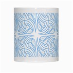 Abstract Stripes, Shapes, Lines White Mugs Center