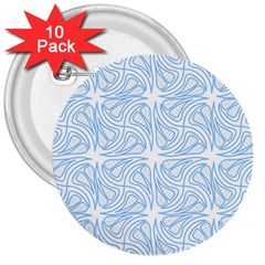 Abstract Stripes, Shapes, Lines 3  Buttons (10 Pack)  by SychEva