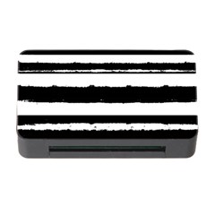 Bandes Abstrait Blanc/noir Memory Card Reader With Cf