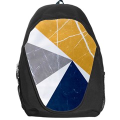 Pattern Abstrait Effet Bleu/jaune Backpack Bag by kcreatif