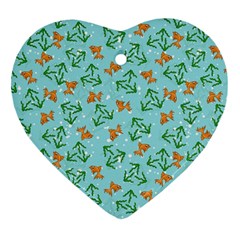 1ca64105-e9a5-48b8-8afe-fd889f7f199f Heart Ornament (two Sides) by SychEva