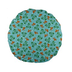 1ca64105-e9a5-48b8-8afe-fd889f7f199f Standard 15  Premium Flano Round Cushions by SychEva