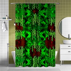 Forest Of Colors And Calm Flowers On Vines Shower Curtain 48  X 72  (small)  by pepitasart