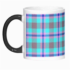 Tartan Mauve Purple Cyan Morph Mugs by oudeenpattern