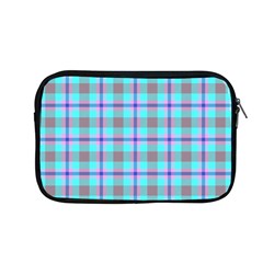 Tartan Mauve Purple Cyan Apple Macbook Pro 13  Zipper Case by oudeenpattern