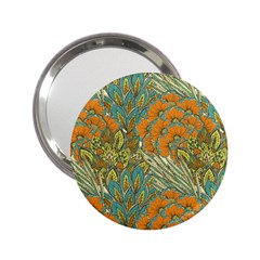 Orange Flowers 2 25  Handbag Mirrors by goljakoff