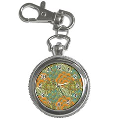 Orange Flowers Key Chain Watches by goljakoff