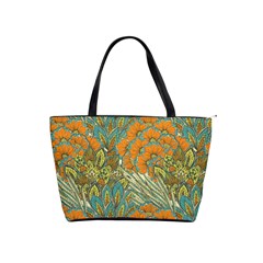 Orange Flowers Classic Shoulder Handbag by goljakoff