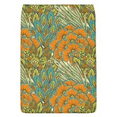 Orange Flowers Removable Flap Cover (l) by goljakoff