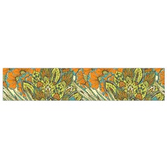 Orange Flowers Small Flano Scarf by goljakoff