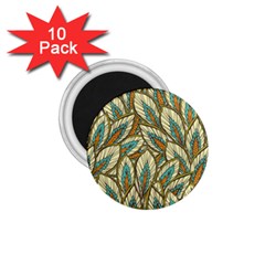 Green Leaves 1 75  Magnets (10 Pack)  by goljakoff