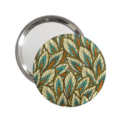 Green Leaves 2 25  Handbag Mirrors by goljakoff