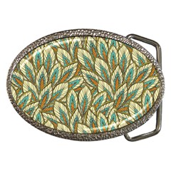 Green Leaves Belt Buckles by goljakoff