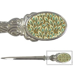 Green Leaves Letter Opener by goljakoff