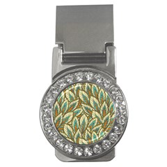 Green Leaves Money Clips (cz)  by goljakoff