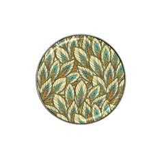 Green Leaves Hat Clip Ball Marker (4 Pack) by goljakoff