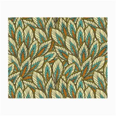 Green Leaves Small Glasses Cloth (2 Sides) by goljakoff