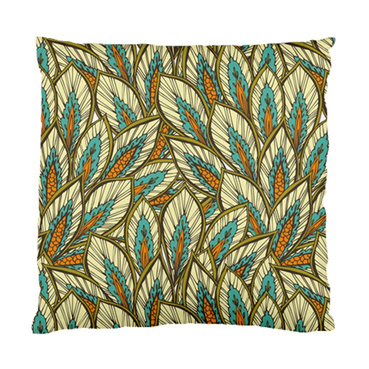 Green leaves Standard Cushion Case (One Side)