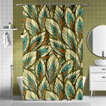 Green leaves Shower Curtain 48  x 72  (Small)  Curtain(48  X 72 ) - 42.18 x64.8  Curtain(48  X 72 )