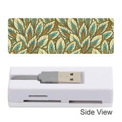 Green Leaves Memory Card Reader (stick) by goljakoff