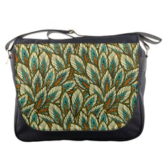 Green Leaves Messenger Bag by goljakoff