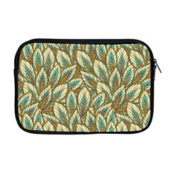 Green Leaves Apple Macbook Pro 17  Zipper Case by goljakoff