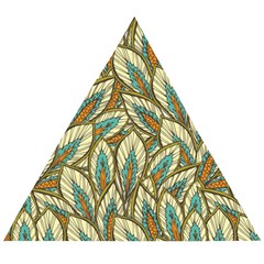 Green Leaves Wooden Puzzle Triangle by goljakoff