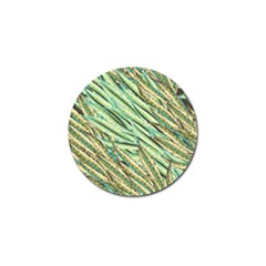 Green Leaves Golf Ball Marker by goljakoff