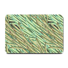 Green Leaves Small Doormat  by goljakoff