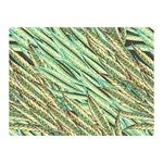 Green leaves Double Sided Flano Blanket (Mini)  35 x27  Blanket Front