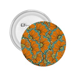 Orange Flowers 2 25  Buttons by goljakoff